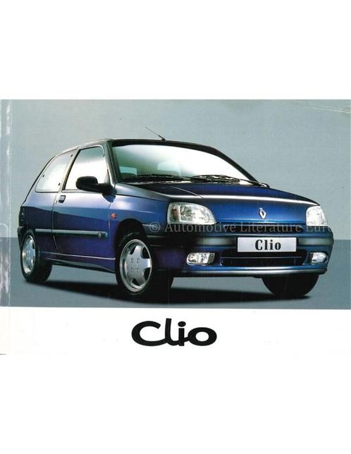 1996 RENAULT CLIO INSTRUCTIEBOEKJE ENGELS, Auto diversen, Handleidingen en Instructieboekjes