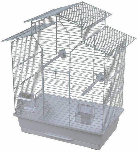 Vogelkooi Duvo Iza 2 wit - Vogelkooi voor parkieten en, Dieren en Toebehoren, Vogels | Hokken en Kooien, Nieuw, Verzenden