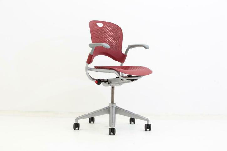 Herman Miller Caper rood bureaustoelen Design | Ocazu.nl, Huis en Inrichting, Bureaus, Gebruikt, Ophalen of Verzenden