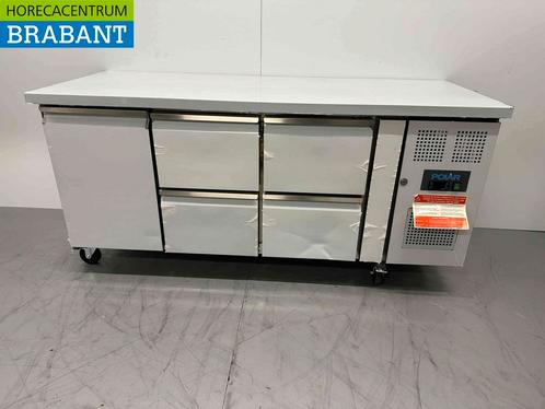 RVS Polar Koelwerkbank 1 deur en 4 laden 179,5 cm 230V, Zakelijke goederen, Horeca | Keukenapparatuur, Nieuw zonder verpakking