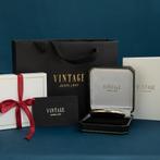 Gouden vintage bangle met jade en parel 14 kt, Ophalen of Verzenden, Nieuw