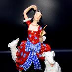 Ernst Wenck - Fraureuth Art Department - Lady with Borzoi, Antiek en Kunst
