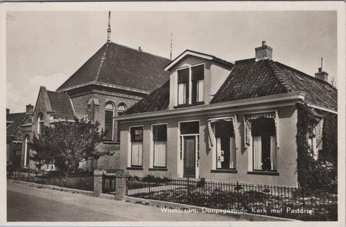 WITMARSUM - Doopsgezinde Kerk met Pastorie, Verzamelen, Ansichtkaarten | Nederland, Verzenden