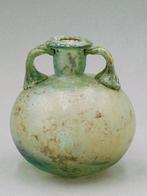 Oud-Romeins, Keizerrijk Glas Aryballos (Bath oil bottle) -