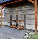 Houtopslag | Brandhoutrek | Houtrek | 80x28x80cm | Staal, Verzenden