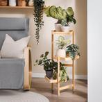 2dekans | SoBuy STR12-N 3-laags houten plantenrek – naturel, Huis en Inrichting, Kasten | Boekenkasten, Ophalen of Verzenden, Zo goed als nieuw