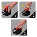 ProPlus Zuignapbevestiging met ring en 2 S-haken - Ø 11,5.., Caravans en Kamperen, Kampeeraccessoires, Ophalen of Verzenden, Nieuw