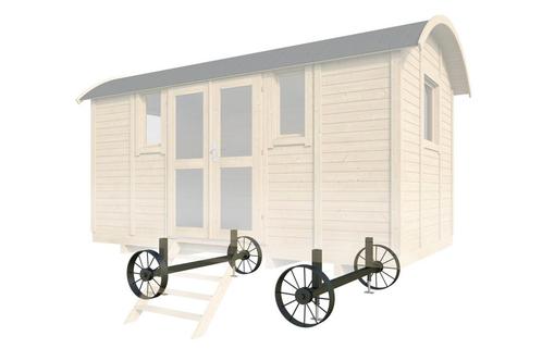 Wielenset Pipowagen - Zigeunerwagen, Tuin en Terras, Overige Tuin en Terras, Nieuw, Verzenden