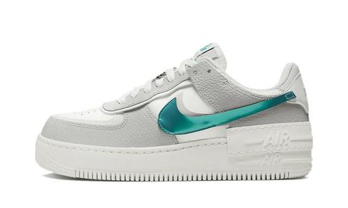 Nike Air Force 1 Low Shadow Grey Fog Bright Spruce (W), Kleding | Dames, Schoenen