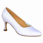 Wit satijnen ballroom schoentje 7 cm hak, Sport en Fitness, Dansen, Ophalen of Verzenden, Nieuw, Schoenen