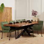Boomstamtafel Boston | 300 cm, Huis en Inrichting, Tafels | Eettafels, Ophalen of Verzenden, Nieuw