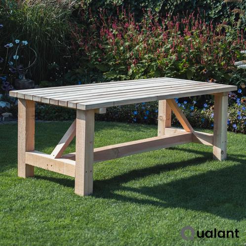 Douglas Tuintafels/Tuinbanken - Verschillende maten - Nieuw!, Tuin en Terras, Tuintafels, Nieuw, Hout, Ophalen of Verzenden