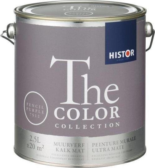 Histor The Color Collection Muurverf - 10 Liter - Pencil Pur, Doe-het-zelf en Verbouw, Verf, Beits en Lak, Nieuw, Verzenden