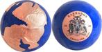 Barbados. 5 Dollars 2022 Blue Marble Rose Gold - 3D Planet,