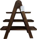 2dekans | Ceruzo Etagere Plataan Hout - 3 Lagen - Hoogte 42, Ophalen of Verzenden, Zo goed als nieuw