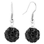 Fako Bijoux® - Oorbellen - Disco Dots - Hanger - Zwart, Sieraden, Tassen en Uiterlijk, Oorbellen, Verzenden, Nieuw