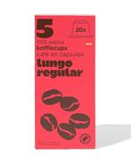 HEMA Koffiecups lungo regular - 20 stuks, Verzenden, Nieuw