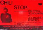 Vintage poster gericht tegen het fascisme in chili (Posters), Verzenden, Nieuw, Overige onderwerpen, Met lijst