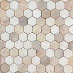 Mozaïek hexagonal sunset beige 28,5x31,5  tegeloutlet, Doe-het-zelf en Verbouw, Tegels, Ophalen, Nieuw, 10 m² of meer
