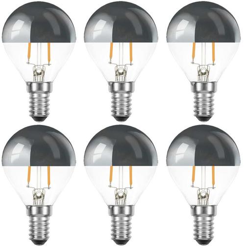 OP=OP 6 stuks Ledmaxx LED kopspiegellamp zilver E14 4W 36..., Huis en Inrichting, Lampen | Overige, Nieuw, Ophalen of Verzenden