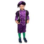 Pietenpak Rufo Paars/Zwart Kind, Kleding | Dames, Carnavalskleding en Feestkleding, Ophalen of Verzenden, Nieuw