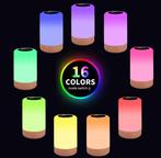 Oplaadbaar Touch Nachtlampje – 16 Kleuren RGB Nachtlamp, Verzenden, Nieuw