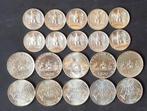 Italië. Lotto 20 argenti (5 Lire Aquilotto + 500 Lire)