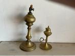 Olielamp (2) - Messing, Antiek en Kunst