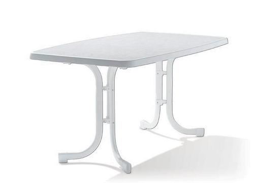 Sieger Boulevard klaptafels staalbuis/Mecalit Pro 70 cm tot, Tuin en Terras, Tuintafels, Ophalen of Verzenden
