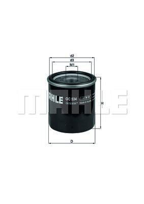 Oliefilter DAIHATSU CHARADE III (1.0 GTi), Auto-onderdelen, Filters, Nieuw, Ophalen of Verzenden