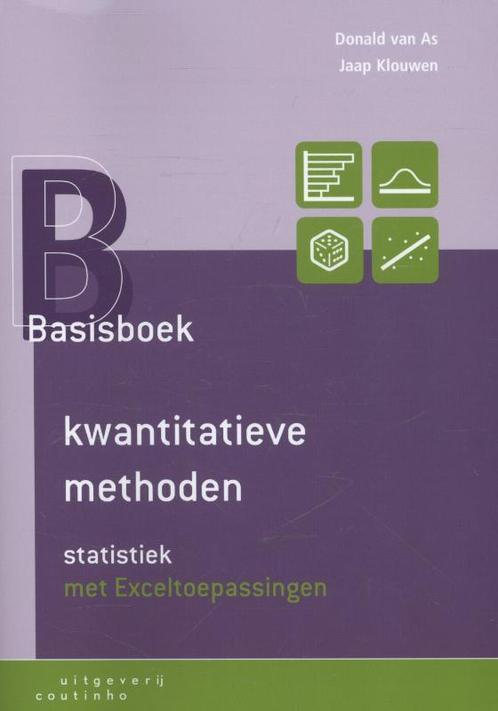 Basisboek kwantitatieve methoden 9789046903568 Donald van As, Boeken, Wetenschap, Gelezen, Verzenden