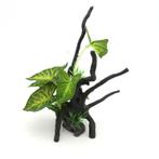 Kunstplant op hout / Aquarium decoratie As-212, Dieren en Toebehoren, Vissen | Aquaria en Toebehoren, Verzenden, Nieuw