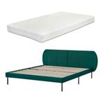 Gestoffeerd bed Porvoo met bedbodem en matras 160x200 cm don, Huis en Inrichting, Slaapkamer | Bedden, Verzenden, Nieuw