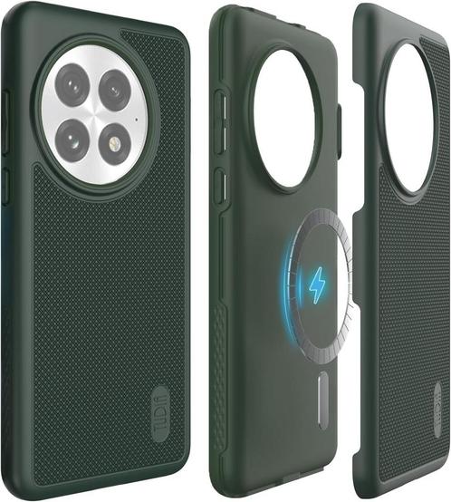 Tudia OnePlus 13 Hoesje MergeGrip [MagSafe] Donker Groen, Telecommunicatie, Mobiele telefoons | Hoesjes en Frontjes | Overige merken