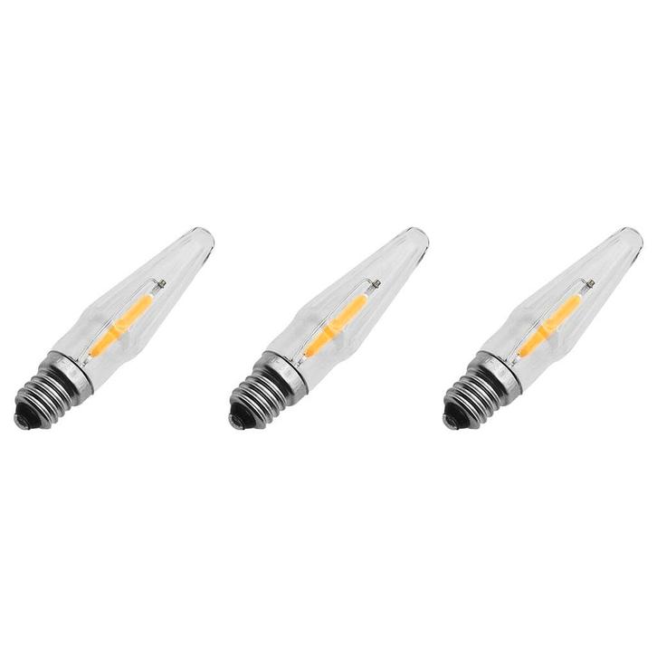 Reserve Kerstlampjes E10 LED Filament - 3 stuks - 10-55V -, Diversen, Kerst, Nieuw, Verzenden