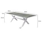 New Delhi dining tuintafel 224x103xH72,5 cm met kruispoot, Ophalen of Verzenden, Nieuw