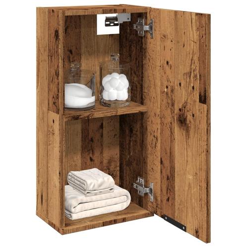 vidaXL Badkamerkast wandgemonteerd 32x20x67 cm oud, Huis en Inrichting, Tafels | Kaptafels, Nieuw, Verzenden