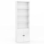 2dekans | Coast Vrijstaande Boekenkast - 6 Planken - 2-Deurs, Huis en Inrichting, Kasten | Boekenkasten, Ophalen of Verzenden