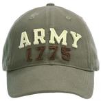 Baseballcap stone washed - ARMY 1775 - Groen NIEUW, Kleding | Heren, Hoeden en Petten, Ophalen of Verzenden, Nieuw