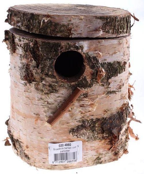 Berkenblok parkiet - Broedblokken voor parkieten, Tuin en Terras, Vogelhuisjes en Vogelbaden, Nieuw, Verzenden