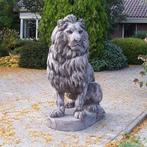 Set grote leeuwen links en rechts kijkend tuinbeelden, Tuin en Terras, Tuinbeelden, Ophalen, Nieuw, Beton, Dierenbeeld
