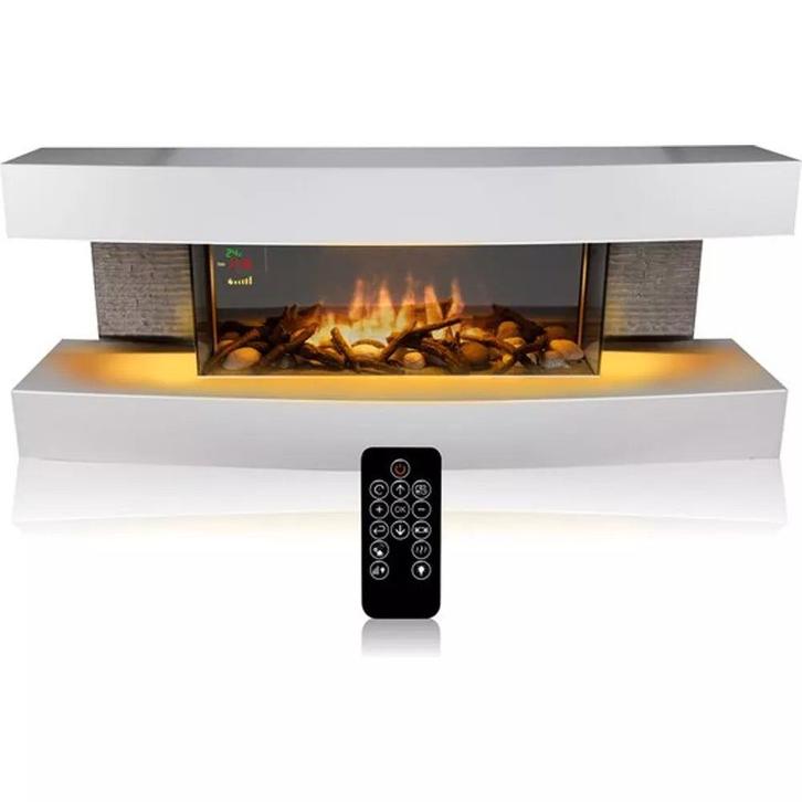 2dekans | Classic Fire Elektrische Sfeerverwarming - 2000W -, Huis en Inrichting, Kachels, Zo goed als nieuw, Ophalen of Verzenden