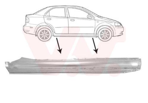 DREMPEL VOOR CHEVROLET AVEO T255 2008-2011, Auto diversen, Auto-accessoires, Nieuw, Ophalen of Verzenden