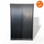 Roldeurkast - Ahrend - 195x120x45cm - Antraciet met zwart..., Werkplek, Ophalen of Verzenden, Gebruikt, Kast