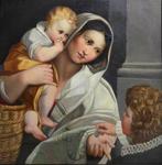 Italiaanse school (XIX) - La carità, Antiek en Kunst, Kunst | Schilderijen | Klassiek