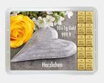 10 gram - Goud - Stein+Ringe/Hochzeit (Flipmotiv)