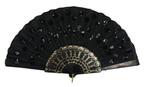 Chinese Waaier pailletten zwart, Ophalen of Verzenden, Nieuw