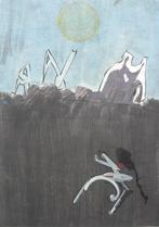 Sergio Dangelo (1932–2022) - Il ramo caduto, Antiek en Kunst