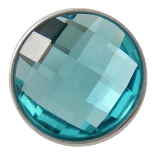 Fako Bijoux® - Click Button - Geslepen - Turquoise, Sieraden, Tassen en Uiterlijk, Armbanden, Verzenden