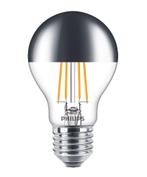 Philips LED kopspiegellamp zilver E27 7.2W 650lm 2700K di..., Ophalen of Verzenden, Nieuw
